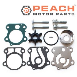 Peach Motor Parts PM-WPMP-0002A Water Pump Repair Kit (No Plastic Housing); Fits Yamaha®: 6H3-W0078-A0-00, 6H3-W0078-00-00, Sierra®: 18-3428-1 ; PM-WPMP-0002A