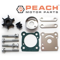 Peach Motor Parts PM-WPMP-0005A Water Pump Repair Kit (No Plastic Housing); Fits Yamaha®: 6N0-W0078-A0-00, 6G1-W0078-01-00, 6G1-W0078-A1-00, 6G1-W0078-00-00, Sierra®: 18-3460; PM-WPMP-0005A