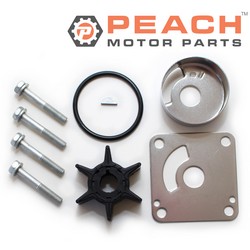 Peach Motor Parts PM-WPMP-0007A Water Pump Repair Kit (No Plastic Housing); Fits Yamaha®: 6L2-W0078-00-00, Sierra®: 18-3431; PM-WPMP-0007A