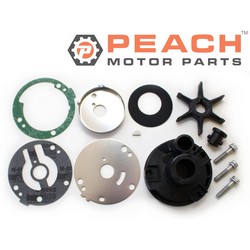 Peach Motor Parts PM-WPMP-0008A Water Pump Repair Kit (With Plastic Housing); Fits Yamaha®: 689-W0078-A6-00, 689-W0078-06-00, 689-W0078-05-00, Mercury Marine®: 95661M, 95661T, Sierra®: 18-3427