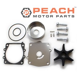 Peach Motor Parts PM-WPMP-0011A Water Pump Repair Kit (No Plastic Housing); Fits Yamaha®: 6E5-W0078-A1-00, 6E5-W0078-00-00, 6E5-W0078-01-00, Sierra®: 18-3372; PM-WPMP-0011A