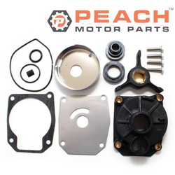 Peach Motor Parts PM-WPMP-0013A Water Pump Repair Kit (With Plastic Housing); Fits Johnson Evinrude OMC BRP®: 0438592, 438592, 0433549, 433549, Sierra®: 18-3454