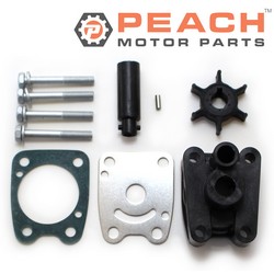Peach Motor Parts PM-WPMP-0034A Water Pump Repair Kit (With Plastic Housing); Fits Yamaha®: 6E0-W0078-A2-00 + (Housing 6E0-44311-00-00), 6E0-W0078-02-00 + (Housing 6E0-44311-00-00), 6E0-W0078-0; PM-WPMP-0034A