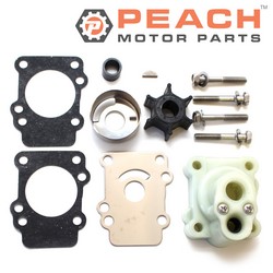 Peach Motor Parts PM-WPMP-0040A Water Pump Repair Kit (With Plastic Housing); Fits Yamaha®: 682-W0078-A1-00 + 682-44300-01-00, 682-W0078-00-00 + 682-44300-01-00, 682-W0078-01-00 + 682-44300-01-