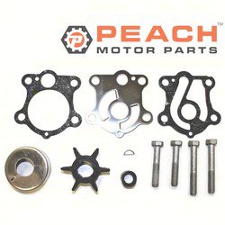 Peach Motor Parts PM-WPMP-0048A Water Pump Repair Kit (No Housing); Fits Yamaha®: 663-W0078-01-00, 663-W0078-A0-00, 663-W0078-00-00, Mercury Marine®: 84188M, 84188T, Sierra®: 18-3425; PM-WPMP-0048A