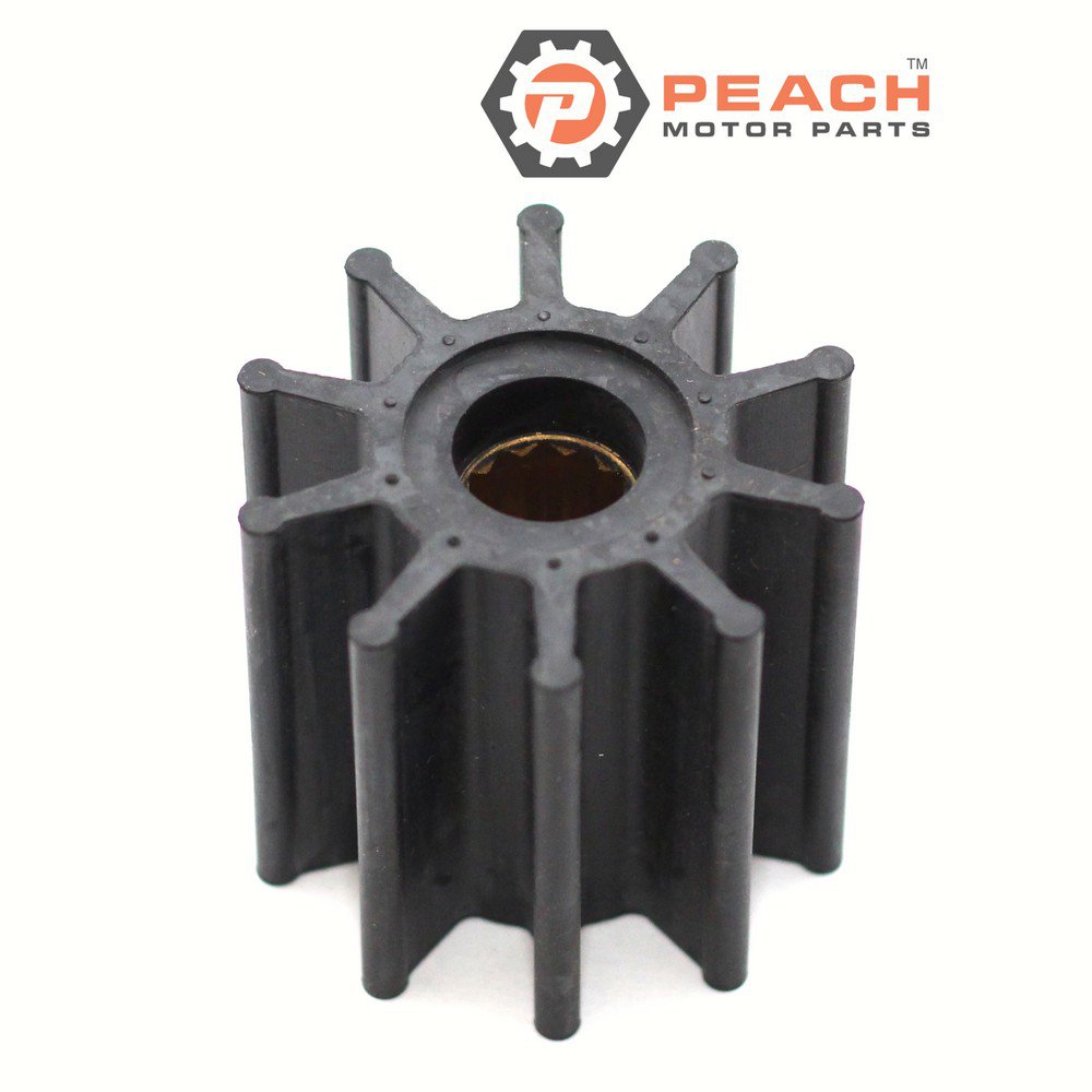 Peach Motor Parts PM-18777-0001 Impeller, Water Pump (Neoprene); Fits Jabsco®: 18777-0001-P, 18777-0001, 18777-0001K, 22120-0001