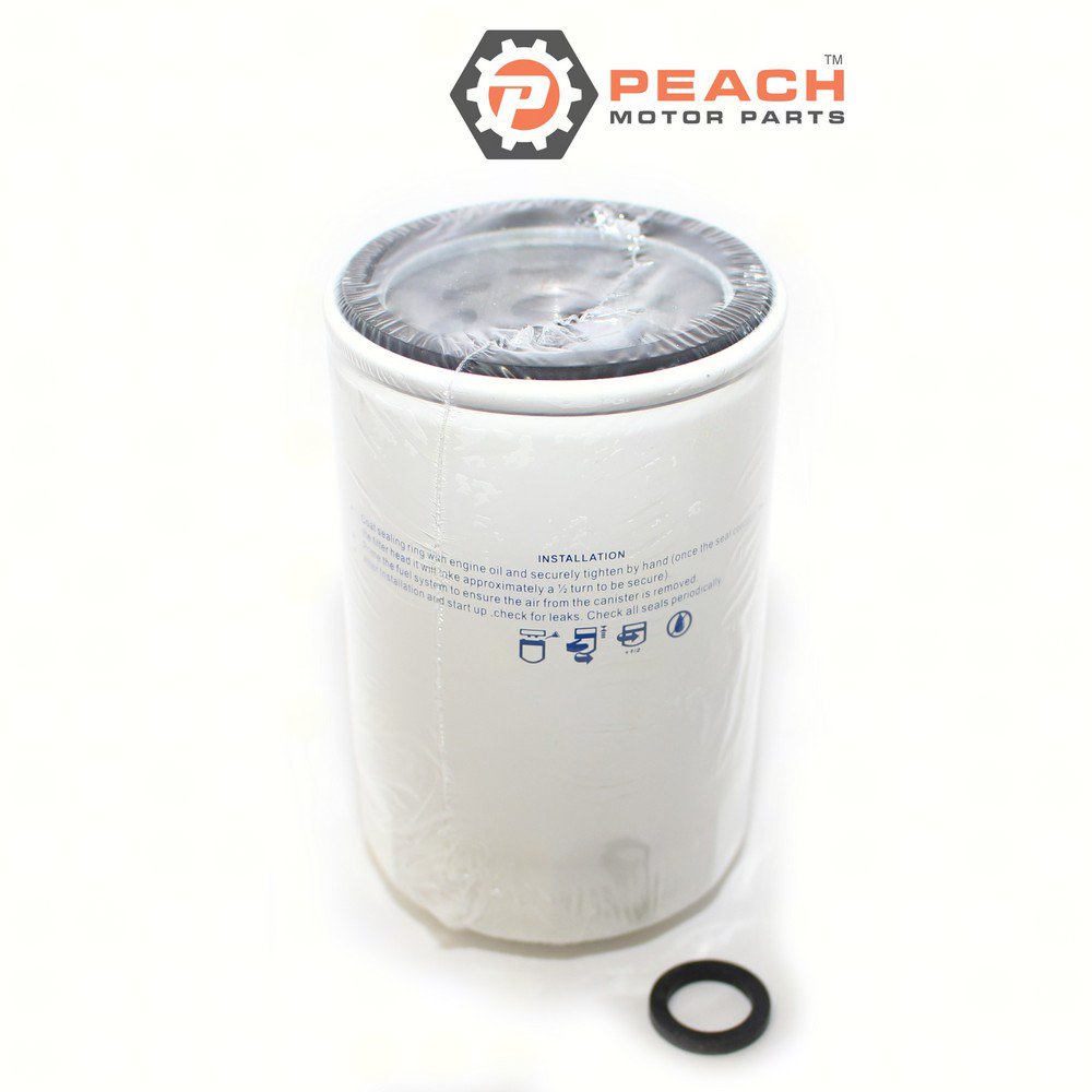 Peach Motor Parts PM-21492771 Filter, Fuel Water Separator (20 Micron); Fits AC-Delco®: GF871, TP1067, TP1227, TP1288, TP943, Agco®: 1174423, 72501530, Air Refiner®: PF-5018, Alliance®: ABP/N10