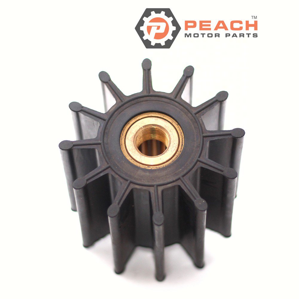 Peach Motor Parts PM-27000K Impeller, Water Pump (Neoprene); Fits Sherwood®: 27000K-SHW, 27000K, Cummins®: 3974456, SMX®: Super 27