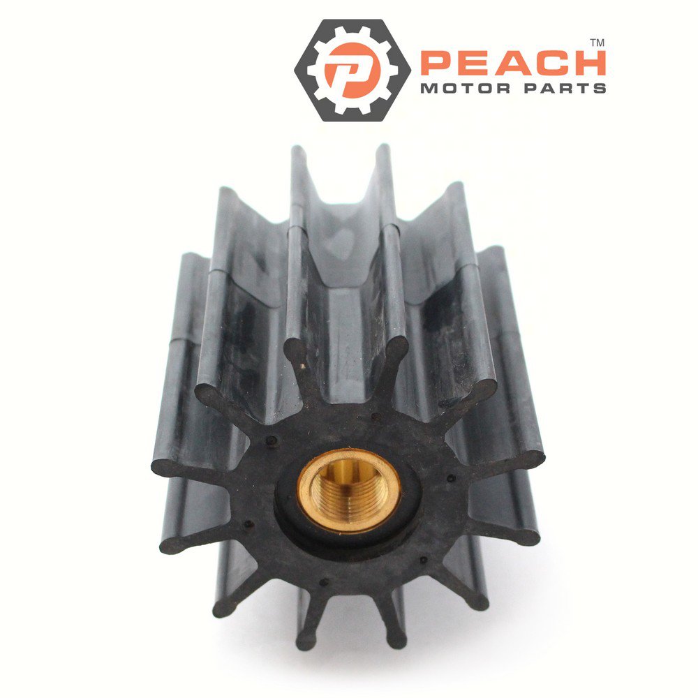 Peach Motor Parts PM-29000K Impeller, Water Pump (Neoprene); Fits Sherwood®: 29000K, Caterpillar®: 296-8388, 2968388