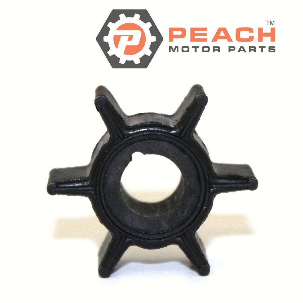 Peach Motor Parts PM-369-65021-1 Impeller, Water Pump (Neoprene); Fits Nissan Tohatsu®: 369-65021-1, Mercury Quicksilver Mercruiser®: 47-161543, 47-16154 3, 47-16154, Sierra®: 18-3098, Mallory®