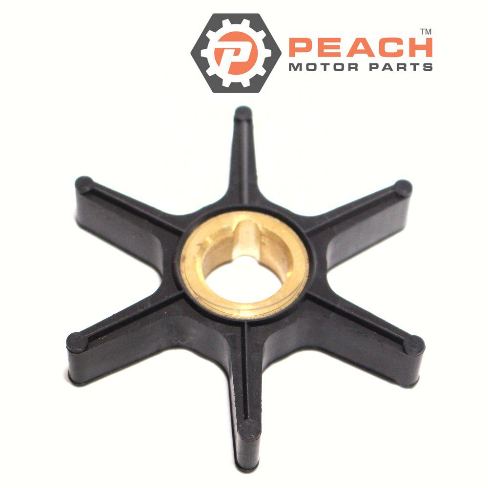 Peach Motor Parts PM-47-85089-10 Impeller, Water Pump (Neoprene); Fits Mercury Quicksilver Mercruiser®: 47-85089 10, 47-85089-10, 47-8508910, 47-85089 3, 47-85089-3, 47-850893, 47-85089 20, 47-