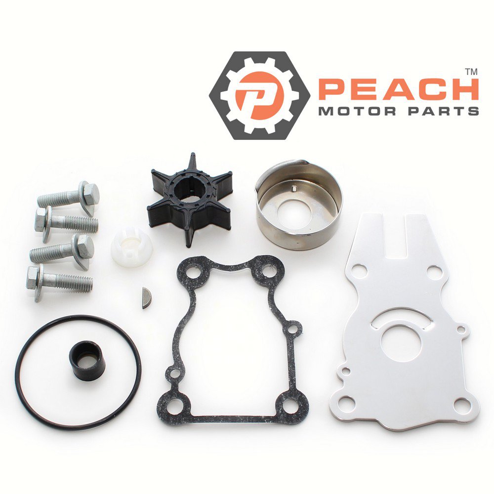 Peach Motor Parts PM-63D-W0078-01-00 Water Pump Repair Kit (No Housing); Fits Yamaha®: 63D-W0078-01-00, 63D-W0078-00-00, Sierra®: 18-3434, SEI®: 96-499-02DK, WSM®: 725-420-01