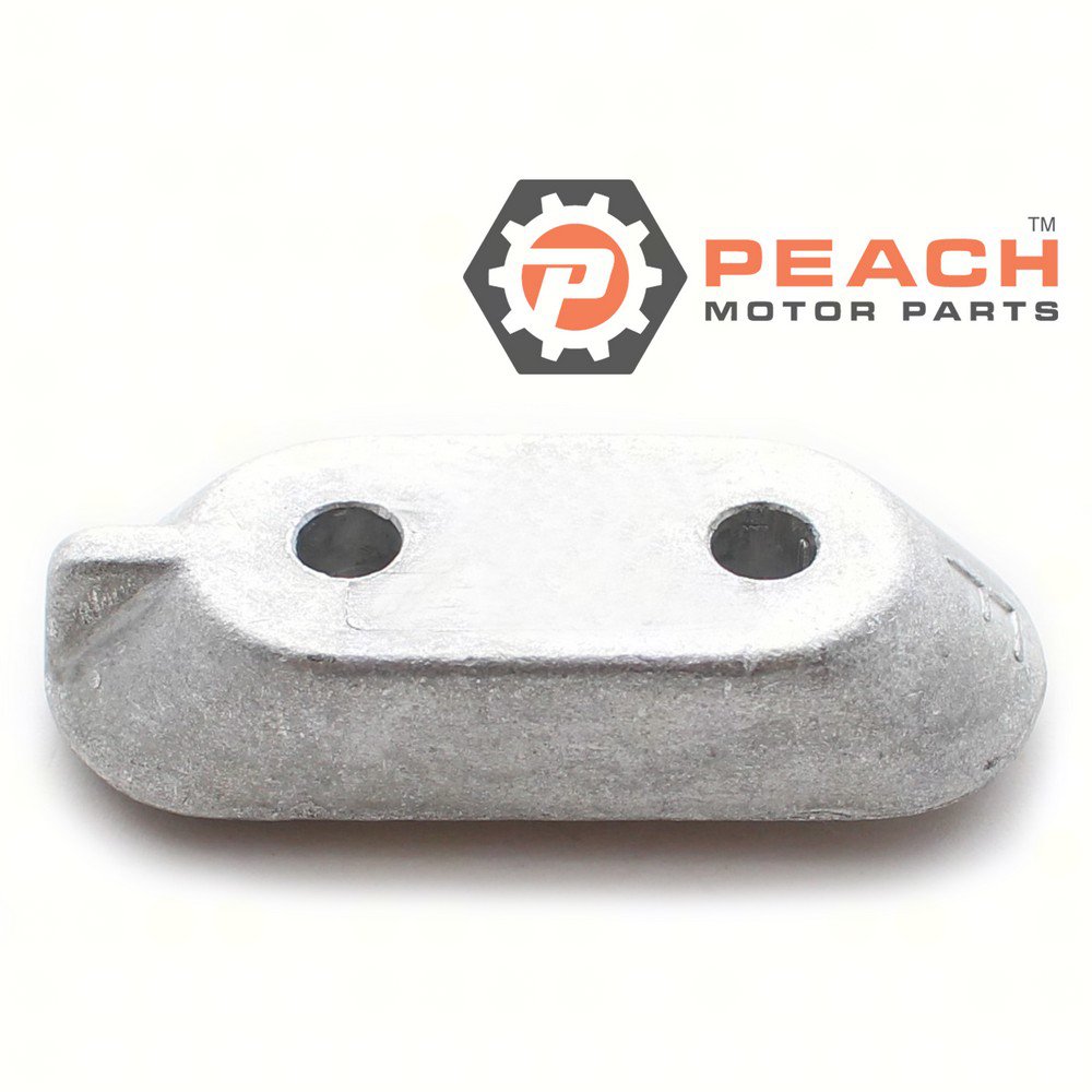 Peach Motor Parts PM-65W-45251-00-00 Anode, Transom Clamp Bracket Power Trim & Lower Unit Gearcase Aluminum; Fits Yamaha®: 65W-45251-00-00, 6E0-45251-12-00, 6E0-45251-11-00, 6E0-45251-10-00, Ho