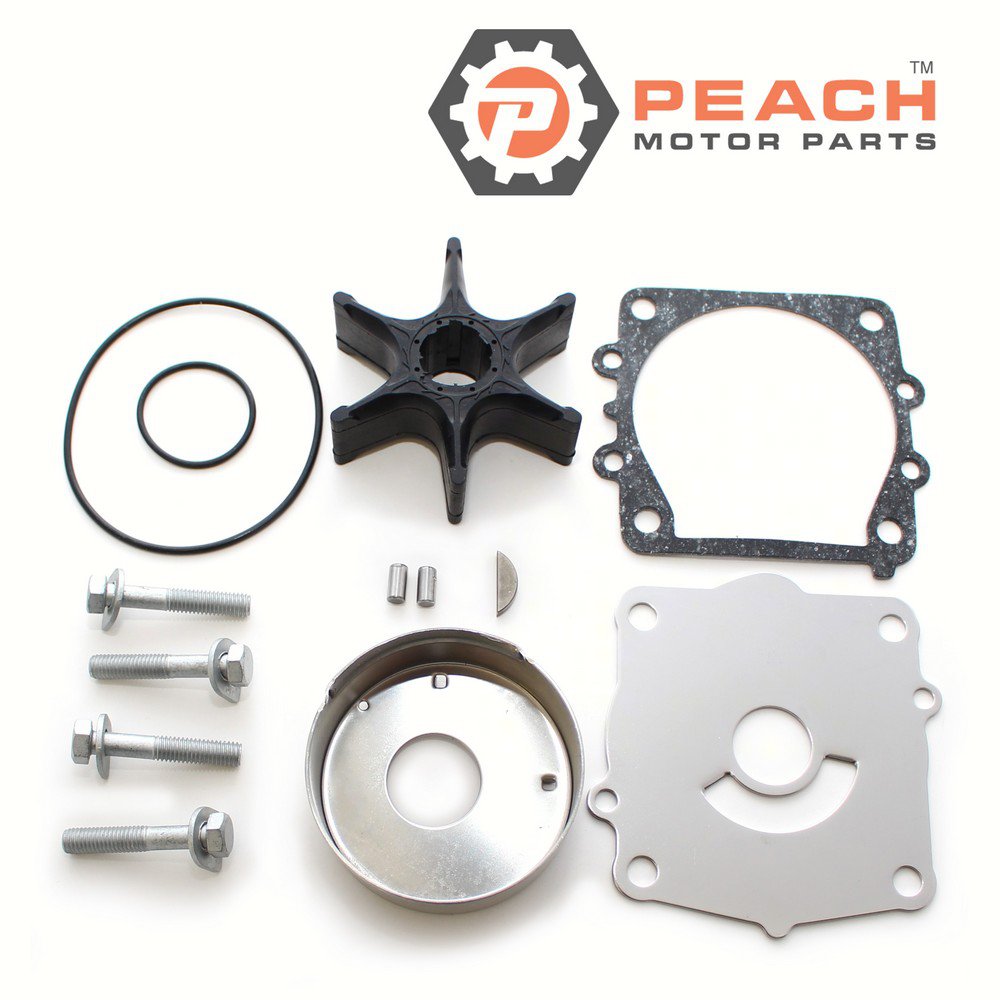Peach Motor Parts PM-68V-W0078-00-00 Water Pump Repair Kit (No Housing); Fits Yamaha®: 68V-W0078-01-00, 68V-W0078-00-00, Sierra®: 18-3442, Mallory®: 9-48611, WSM®: 750-434, SEI®: 96-405-02CK