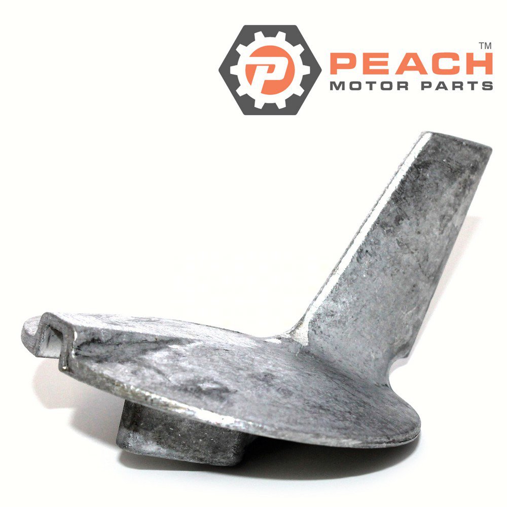Peach Motor Parts PM-69L-45371-00-00 Anode, Trim Tab Lower Unit Gearcase Aluminum; Fits Yamaha®: 69L-45371-00-00, Martyr®: CM69L4537100A, Sierra®: 18-6122A