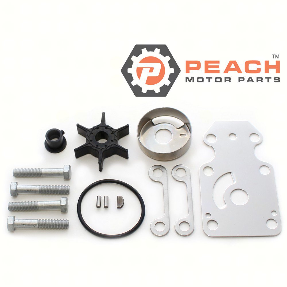 Peach Motor Parts PM-6AH-W0078-00-00 Water Pump Repair Kit (No Housing); Fits Yamaha®: 6AH-W0078-02-00, 6AH-W0078-01-00, 6AH-W0078-00-00