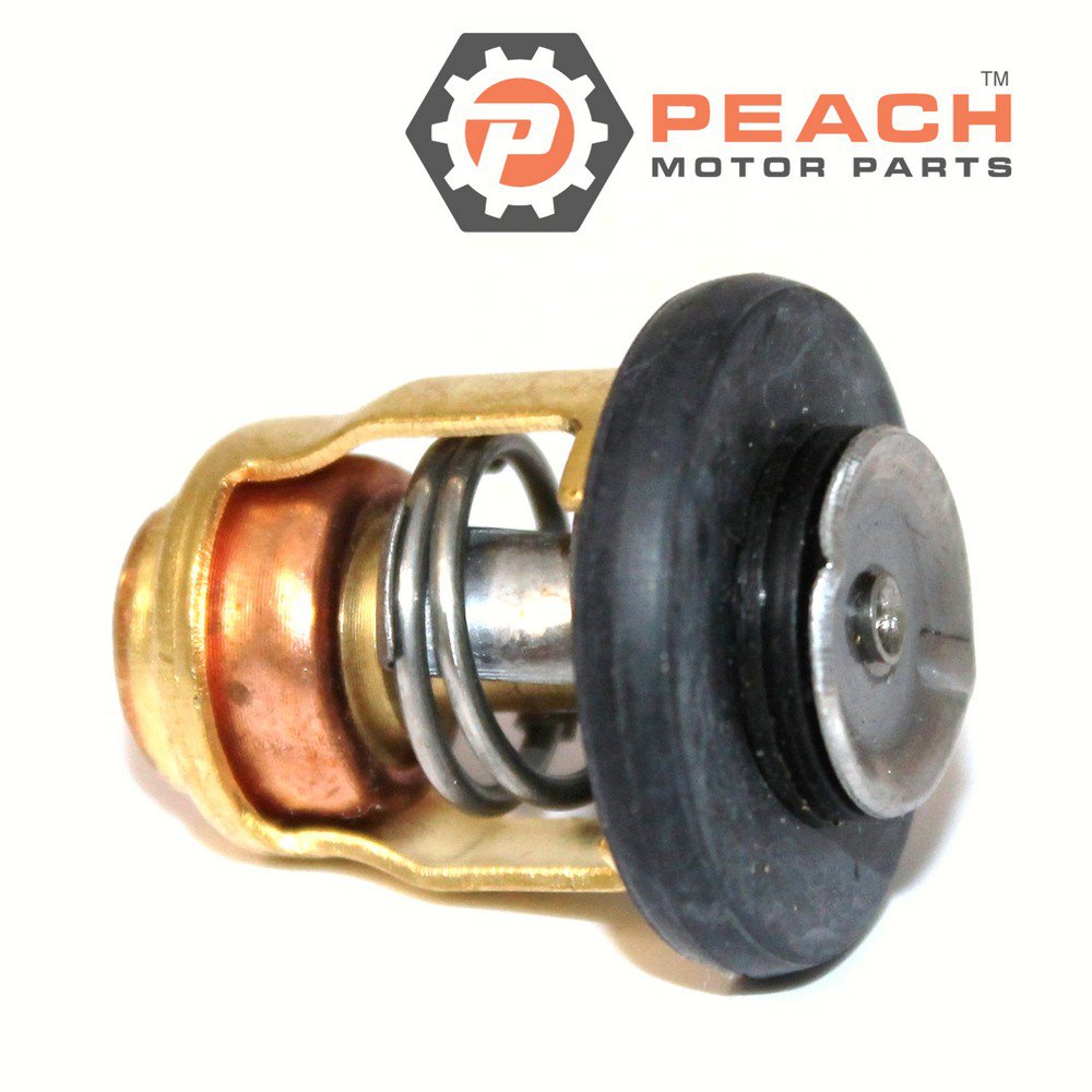 Peach Motor Parts PM-6E5-12411-30-00 Thermostat (50C); Fits Yamaha®: 6E5-12411-30-00, 6E5-12411-20-00, 6E5-12411-10-00, 6H3-12411-00-00, 6H3-12411-01-00, 6H3-12411-10-00, 6H3-12411-11-00, 688-1