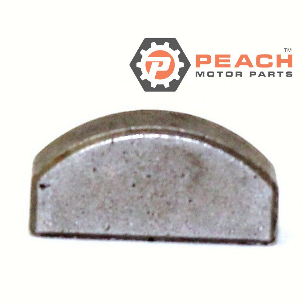 Peach Motor Parts PM-90280-05001-00 Key, Woodruff; Fits Yamaha®: 90280-05001-00, 90280-05013-00, 90280-16053-00, 90280-05048-00