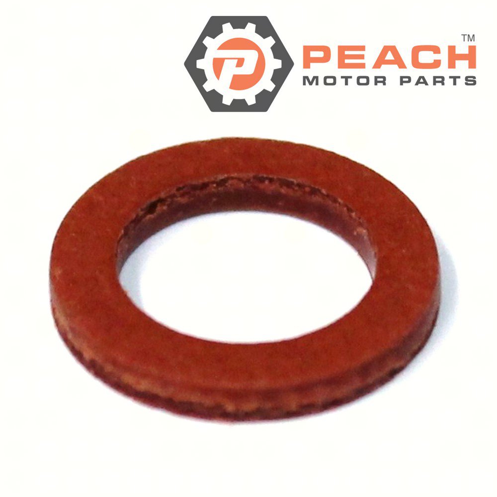 Peach Motor Parts PM-90430-08020-00 Gasket, Lower Unit Gearcase Fill & Drain Screw; Fits Yamaha®: 90430-08003-00, 90430-08020-00, 604-45342-00-00, 90430-08801-00, Mercury Quicksilver Mercruiser