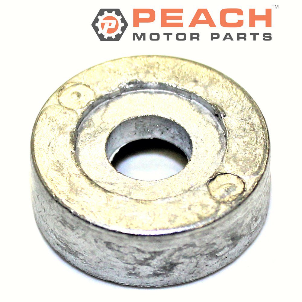 Peach Motor Parts PM-ANDE-0004A Anode, Zinc; Fits Suzuki®: 11130-94600, 55320-93142, 55320-93141, 55321-93141, 55321-93140, WSM®: 450-01205