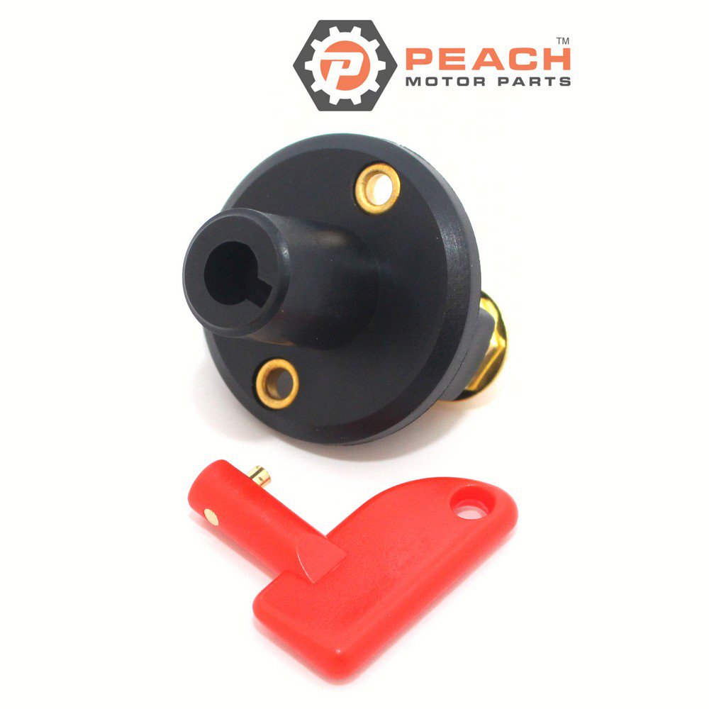 Peach Motor Parts PM-BATTERY-SWITCH-1A Switch, Boat Battery Isolation (Single On-Off); Fits Hella®: 4439-001, 002843011