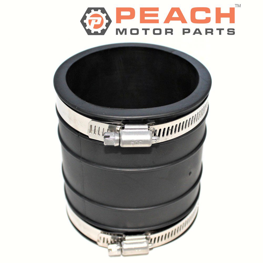 Peach Motor Parts PM-BLLW-0002A Bellows, Exhaust (Tube Boot); Fits Mercury Marine Mercruiser®: 32-90949T, 32-90949, Sierra®: 18-2761, GLM®: 89090, Mallory®: 9-72809