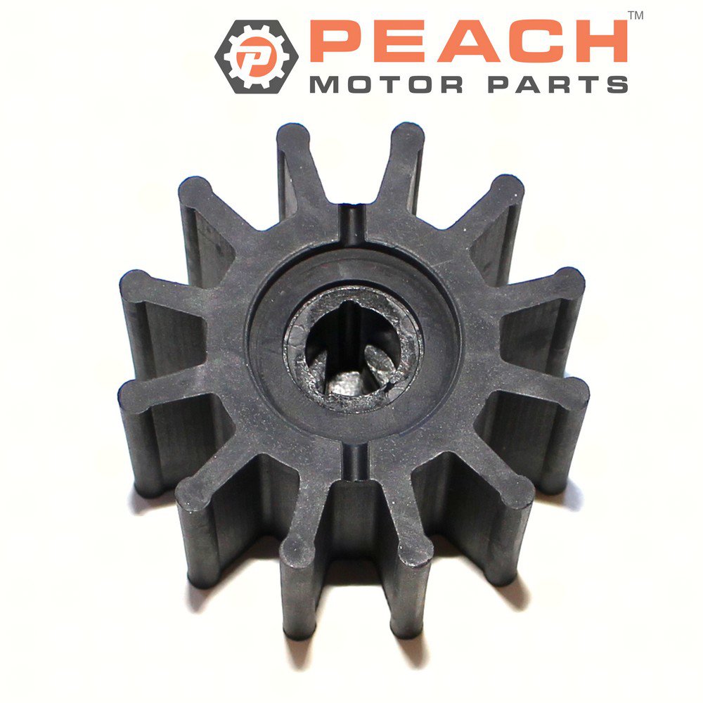 Peach Motor Parts PM-IMPE-0015A Impeller, Water Pump (Neoprene); Fits OMC®: 0987176, 987176, 3854072