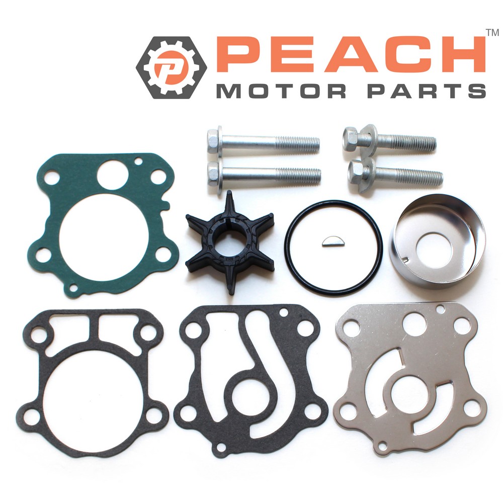 Peach Motor Parts PM-WPMP-0002A Water Pump Repair Kit (No Plastic Housing); Fits Yamaha®: 6H3-W0078-A0-00, 6H3-W0078-00-00, Sierra®: 18-3428-1 