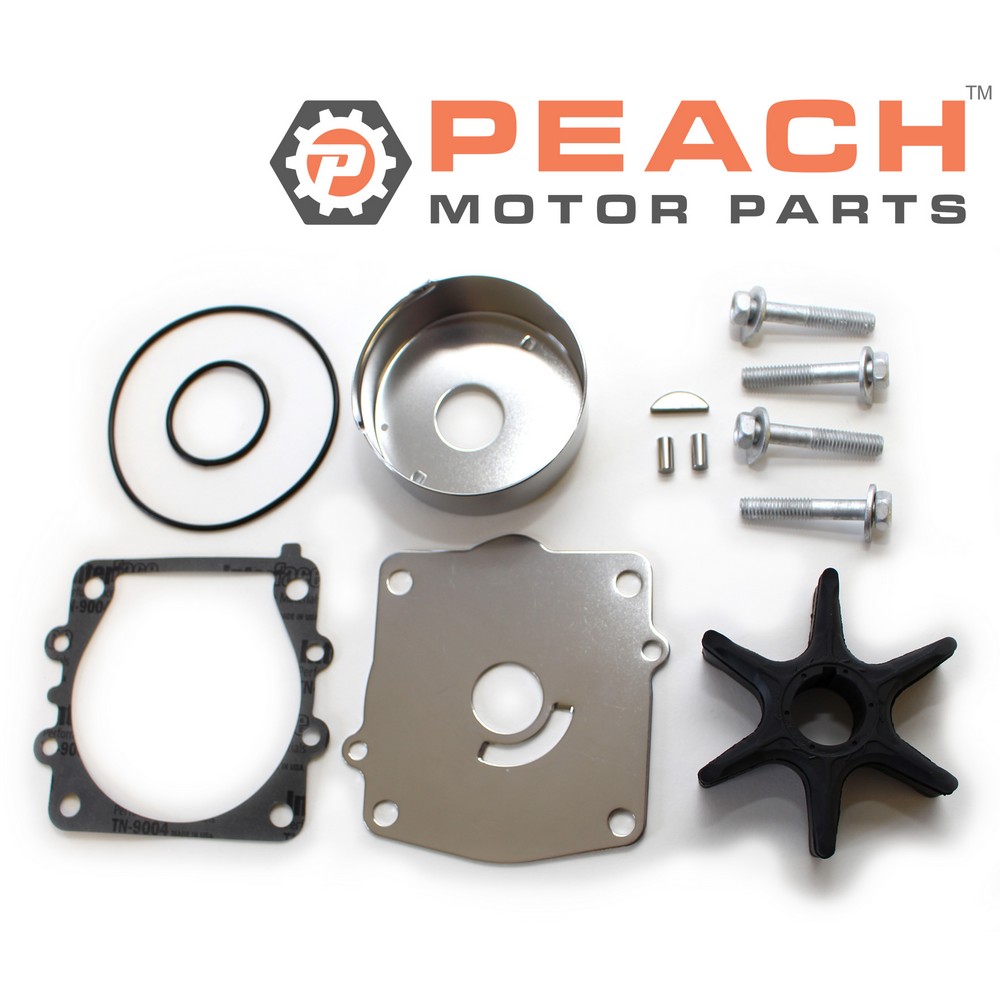 Peach Motor Parts PM-WPMP-0011A Water Pump Repair Kit (No Plastic Housing); Fits Yamaha®: 6E5-W0078-A1-00, 6E5-W0078-00-00, 6E5-W0078-01-00, Sierra®: 18-3372