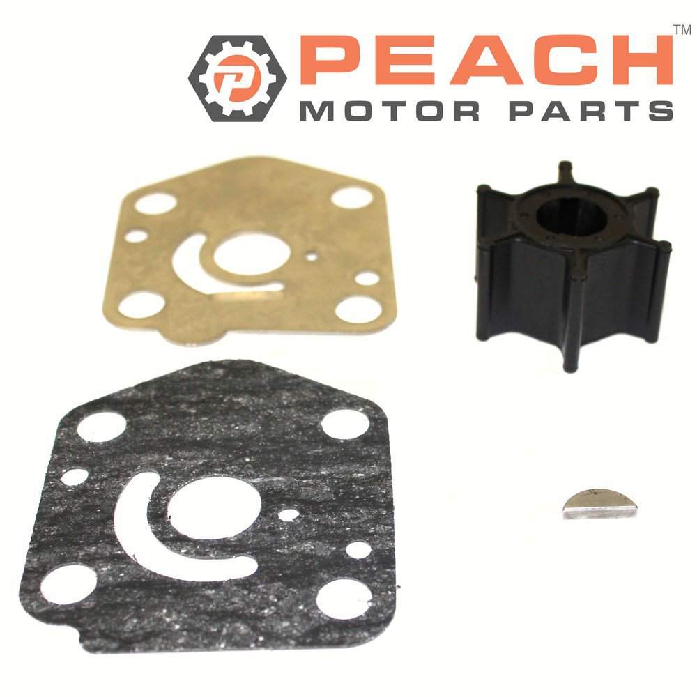 Peach Motor Parts PM-WPMP-0038A Water Pump Repair Kit; Fits Suzuki®: 17400-93951, 17400-93960, 17400-93950, Johnson Evinrude OMC BRP®: 5033106, 0766485, 766485, Sierra®: 18-3256
