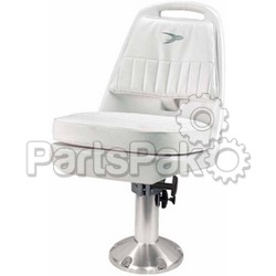 Wise Seats 8WD0137710; Chrome W/ Mounting Plate,Spider Adjustable Pedistal