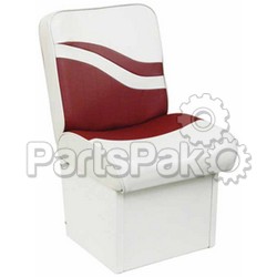 Wise Seats 8WD1131925; Jump Seat 10 Inch White-Red