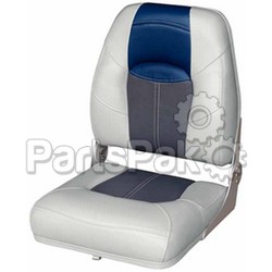 Wise Seats 8WD1461840; Boat Seat 17 Inch Grey-Char-Navy