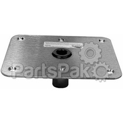 Swivl-Eze SP66839; 6 X8 Stainless Steel Base Plate W/Nyl Bush