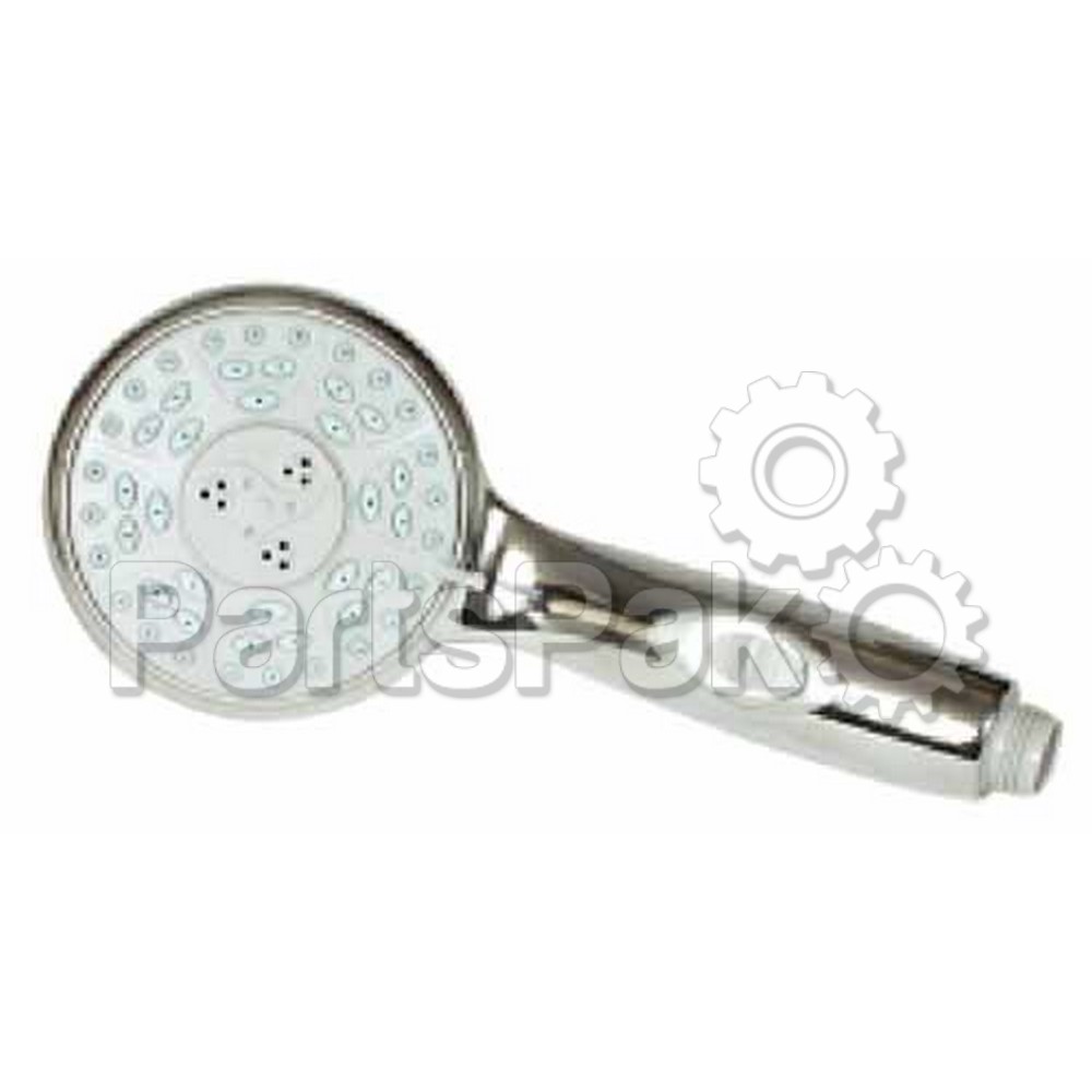 Camco 43710; Shower Head-Chrome W/On/Off Sw