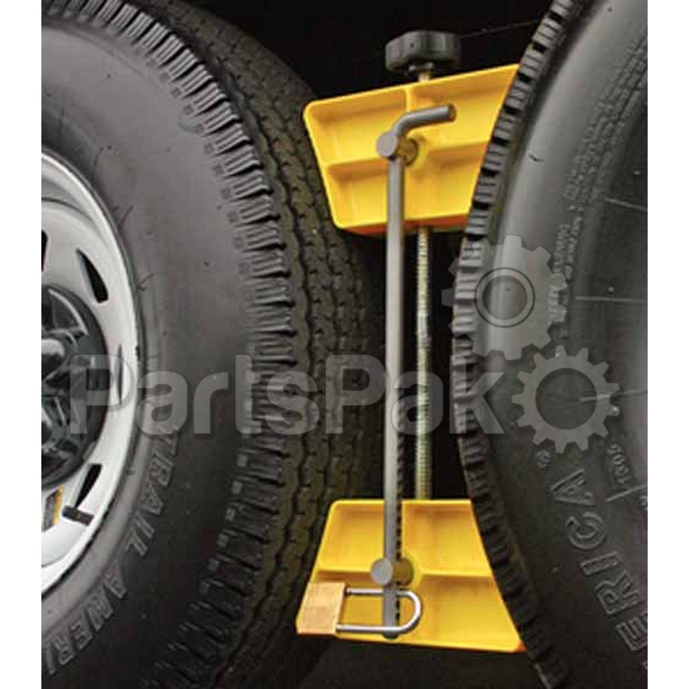 Camco 44642; Wheel Stop W/ Lock