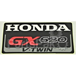 Honda 87101-ZJ1-841 Mark, Emblem (Gx620); New # 87101-ZJ1-842