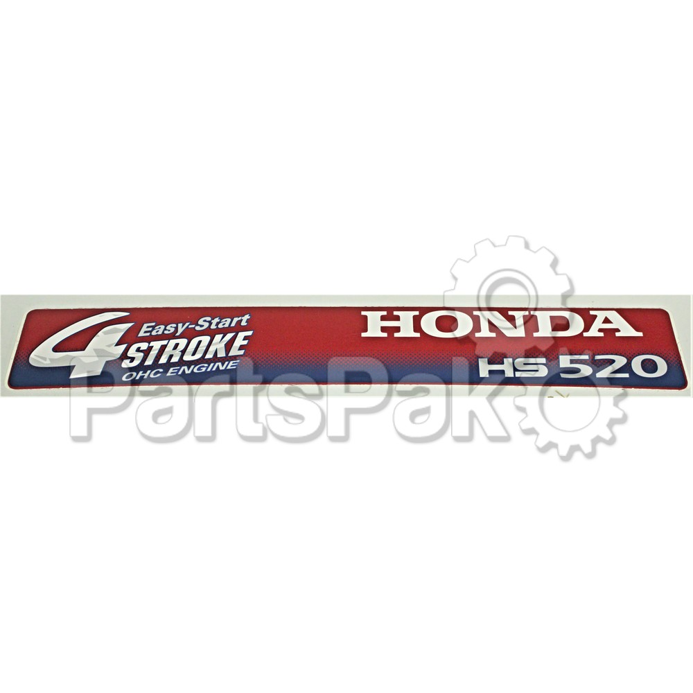 Honda 87101-V10-721 Emblem (Hs520); 87101V10721