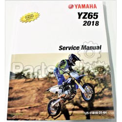 Yamaha LIT-11616-31-64 2018 Yz65 Service Manual; LIT116163164
