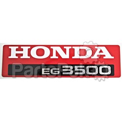Honda 87101-ZB4-G30 Emblem (Eg3500); New # 87101-ZB4-G32