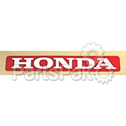 Honda 87531-Z0Y-M11ZC Mark, Honda *R280* (Power Red); 87531Z0YM11ZC