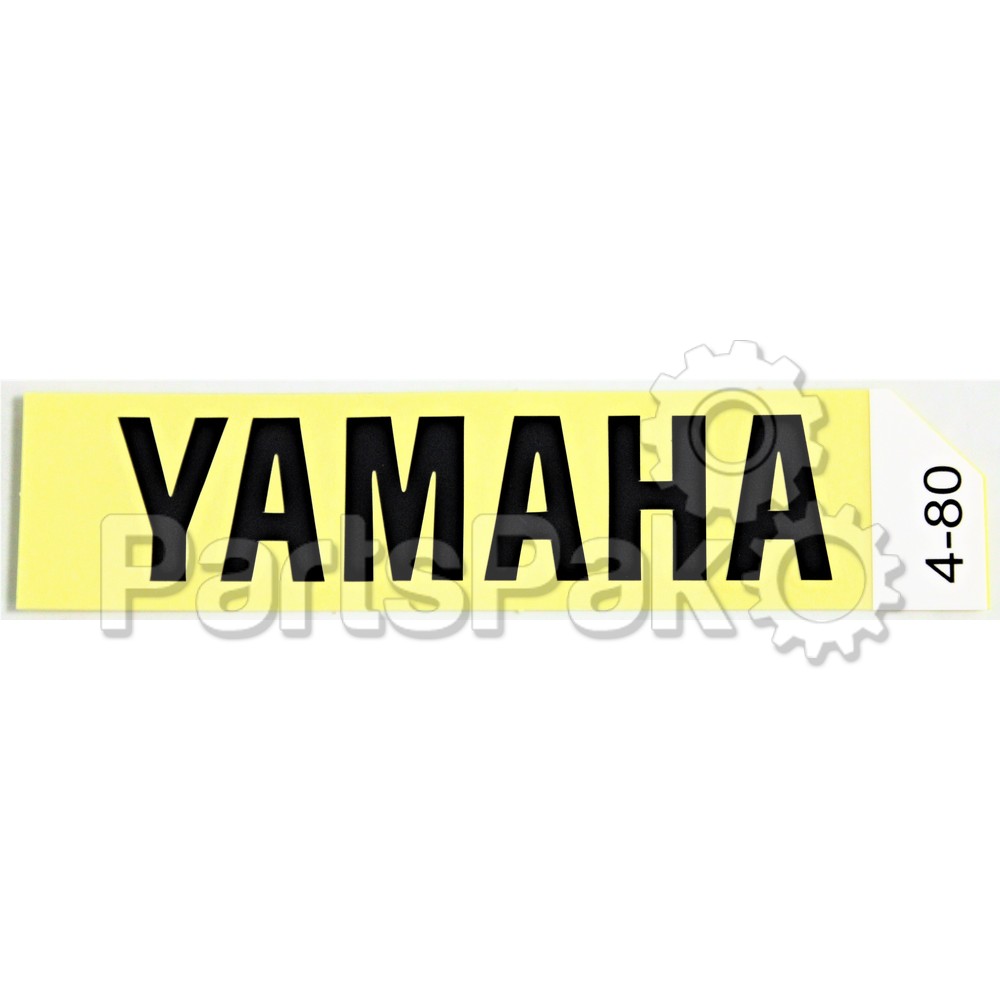 Yamaha 1J7-24786-00-00 Emblem, Yamaha; New # 99244-00080-00