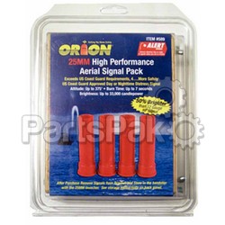 Orion 589; 25 Mm Red Aerial Flare 4 Pk