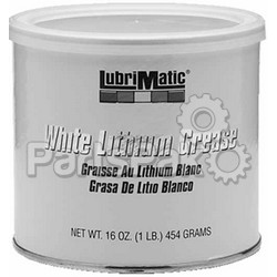 Lubrimatic 11350; White Lithium Grease 16Oz Tub