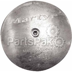 Martyr (Canada Metal Pacific) CMR04; 5 Zinc Rudder Anode