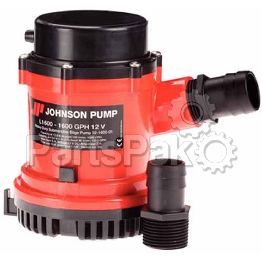 Johnson Pump 1600400; 1600GPH High Cap 12V Bilge