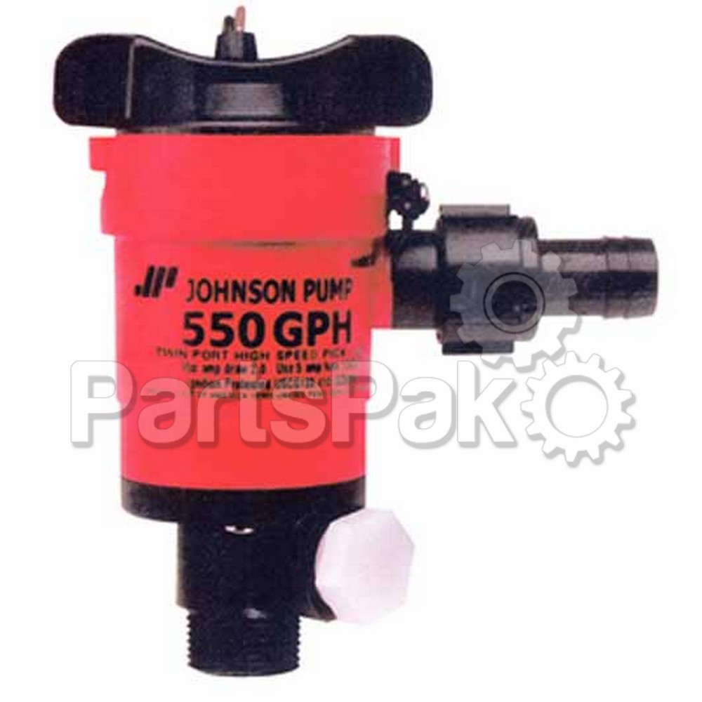 Johnson Pump 48503; 550 GPH Twin Outlet Bait Pump