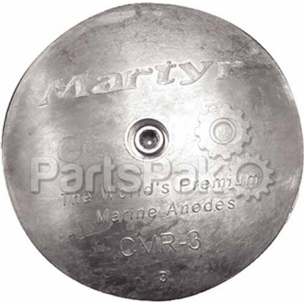 Martyr (Canada Metal Pacific) CMR02S; Rudder Anode Set, 2 13/16In Di