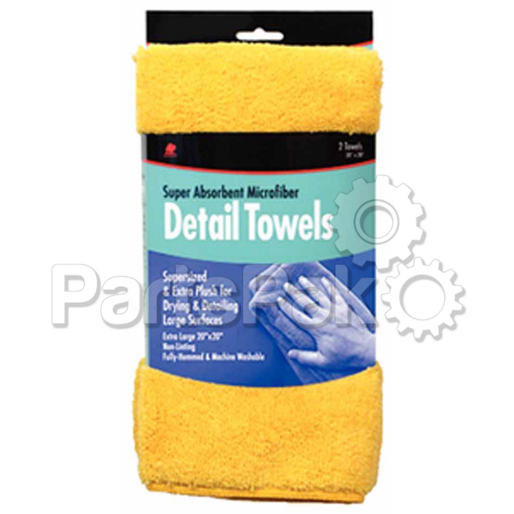 Buffalo 65004; Microfiber Detail Towels 2/Pk