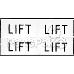 Bernard Engraving IL06; Identi Label Lift 4/Pk; LNS-22-IL06